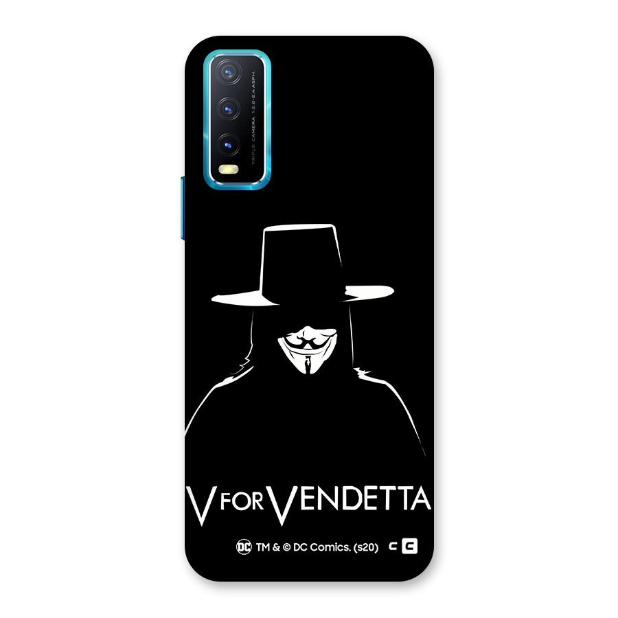 V for Vendetta Minimal Back Case for Vivo Y20