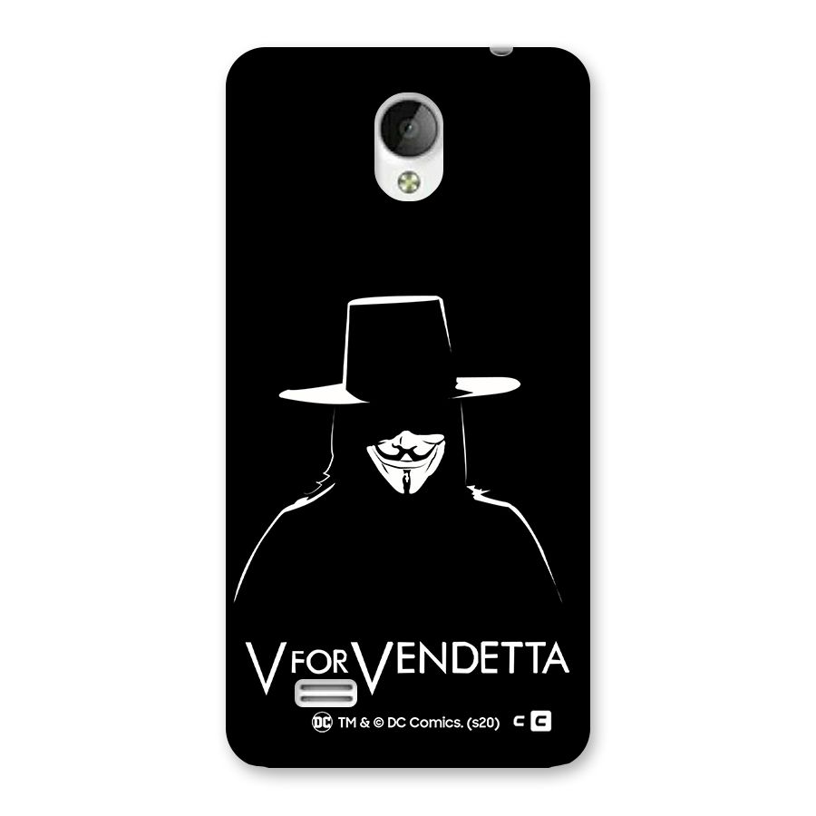 V for Vendetta Minimal Back Case for Vivo Y21