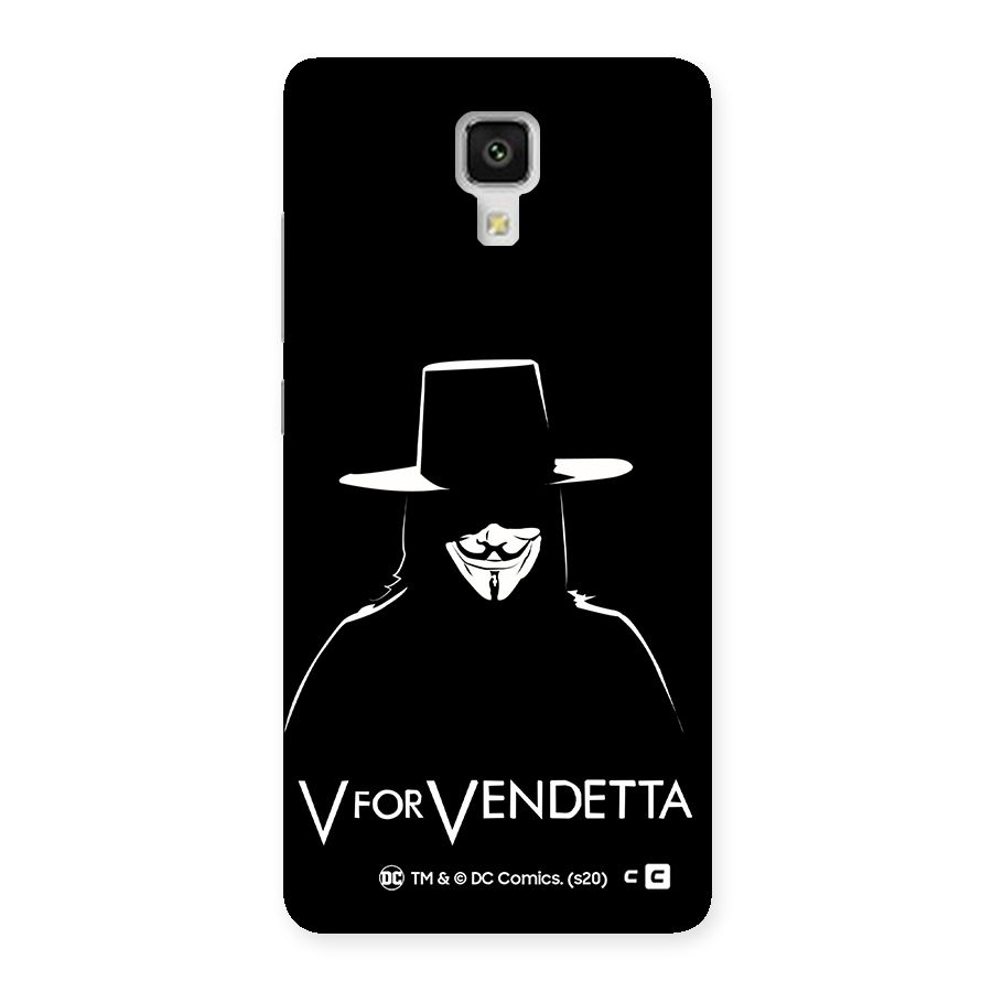 V for Vendetta Minimal Back Case for Xiaomi Mi 4