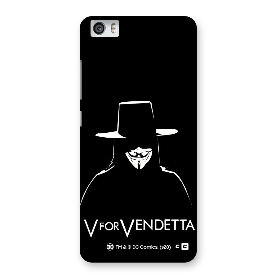 V for Vendetta Minimal Back Case for Xiaomi Redmi Mi5