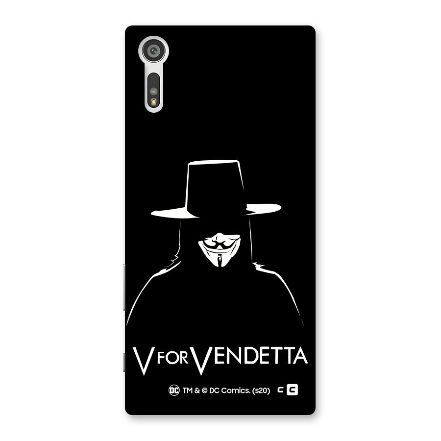 V for Vendetta Minimal Back Case for Xperia XZ