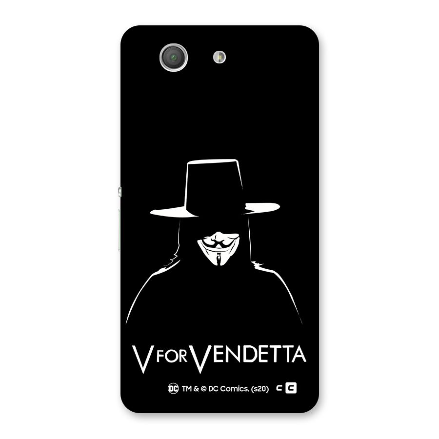 V for Vendetta Minimal Back Case for Xperia Z3 Compact