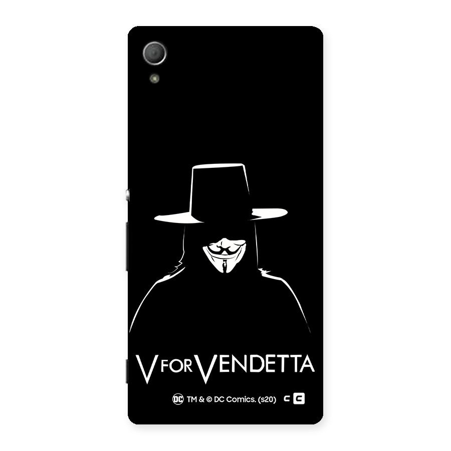 V for Vendetta Minimal Back Case for Xperia Z3 Plus