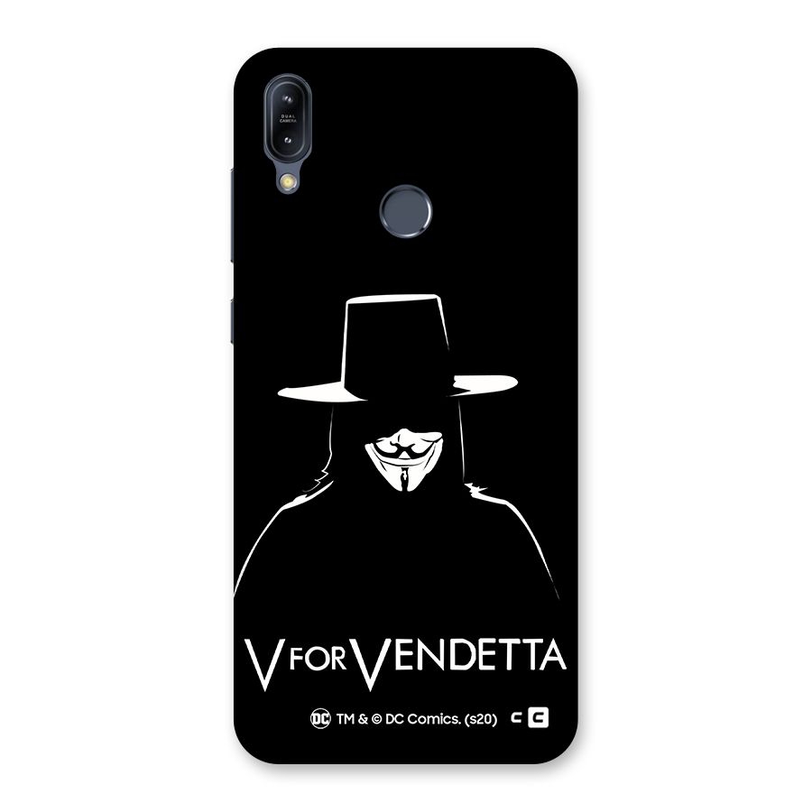 V for Vendetta Minimal Back Case for Zenfone Max M2