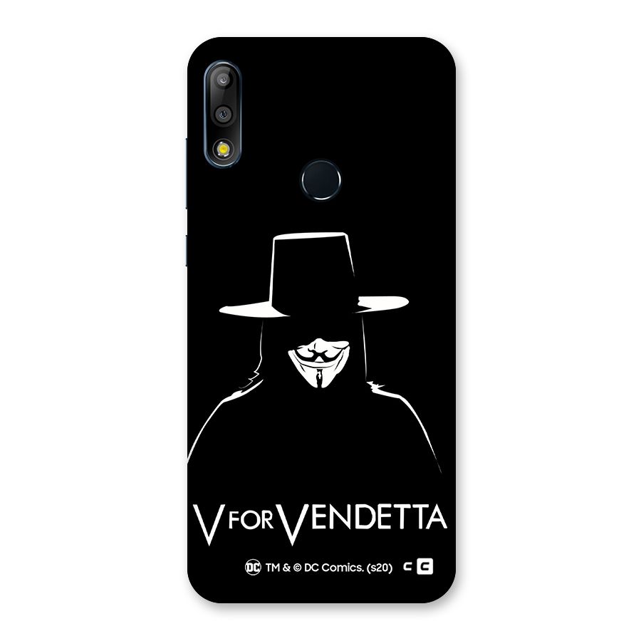V for Vendetta Minimal Back Case for Zenfone Max Pro M2