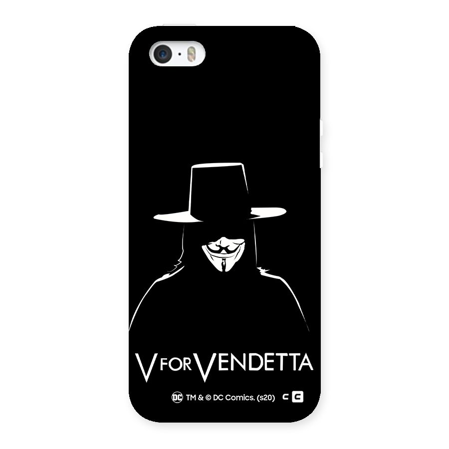 V for Vendetta Minimal Back Case for iPhone SE
