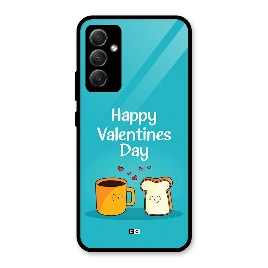Valentine Proposal Glass Back Case for Galaxy A34