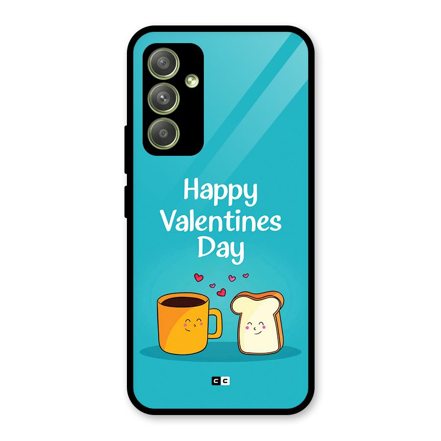 Valentine Proposal Glass Back Case for Galaxy A54