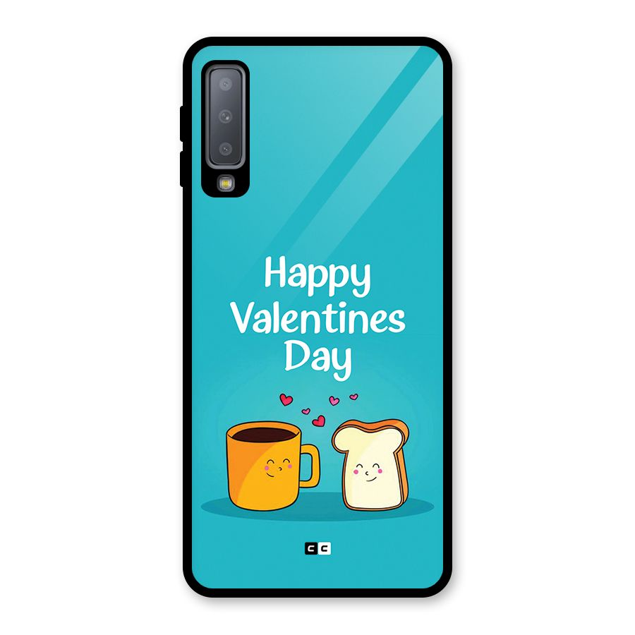 Valentine Proposal Glass Back Case for Galaxy A7 (2018)