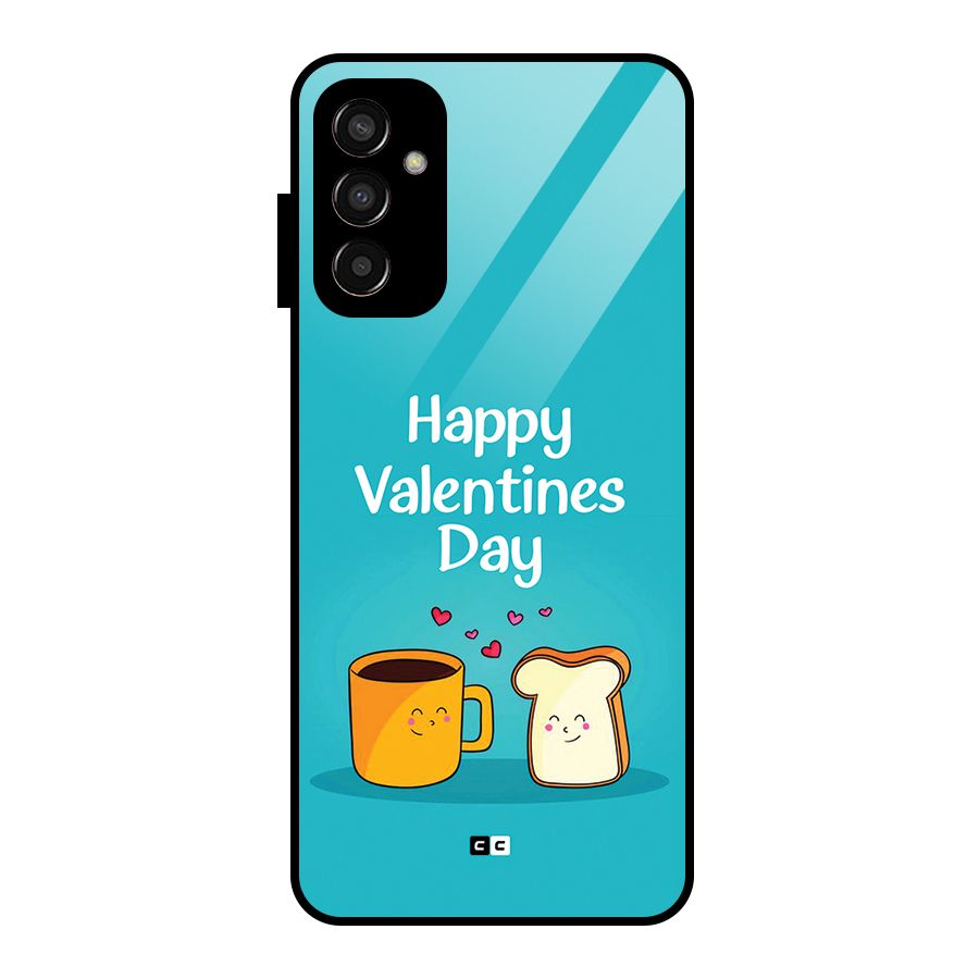 Valentine Proposal Glass Back Case for Galaxy F13