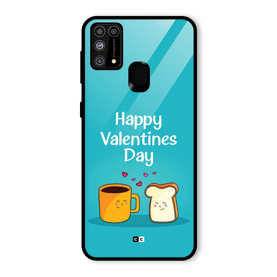 Valentine Proposal Glass Back Case for Galaxy F41