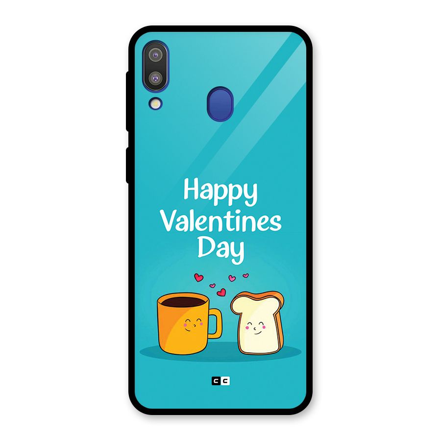 Valentine Proposal Glass Back Case for Galaxy M20