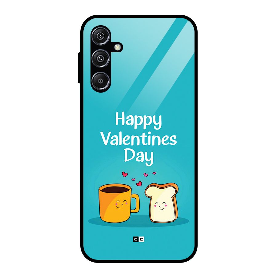 Valentine Proposal Glass Back Case for Galaxy M34 5G