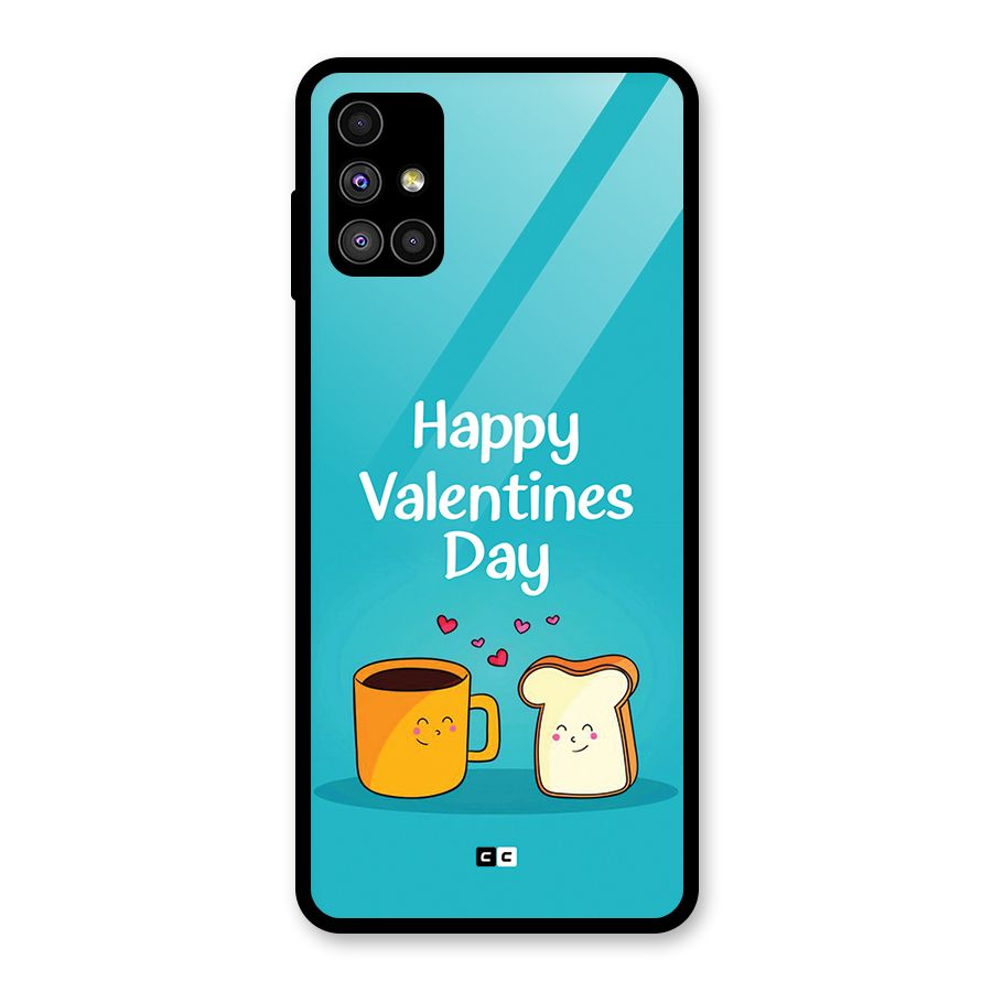 Valentine Proposal Glass Back Case for Galaxy M51