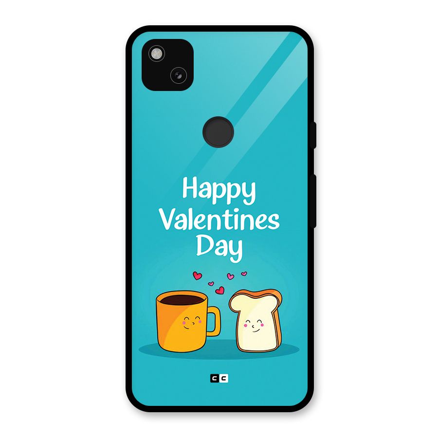 Valentine Proposal Glass Back Case for Google Pixel 4a