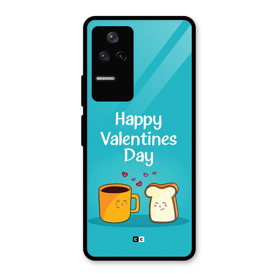 Valentine Proposal Glass Back Case for Poco F4 5G