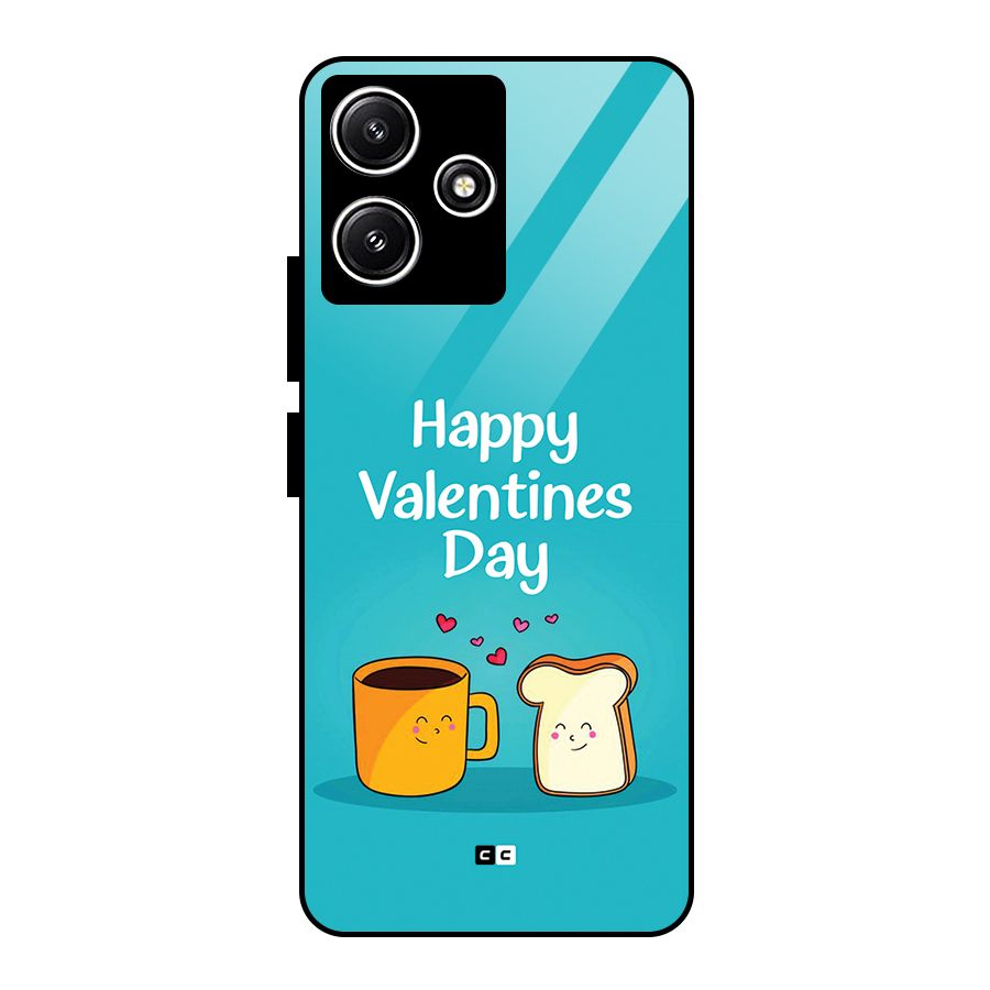 Valentine Proposal Glass Back Case for Poco M6 Pro