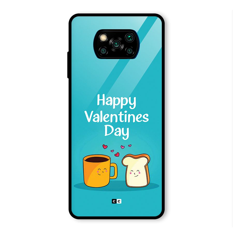 Valentine Proposal Glass Back Case for Poco X3 Pro