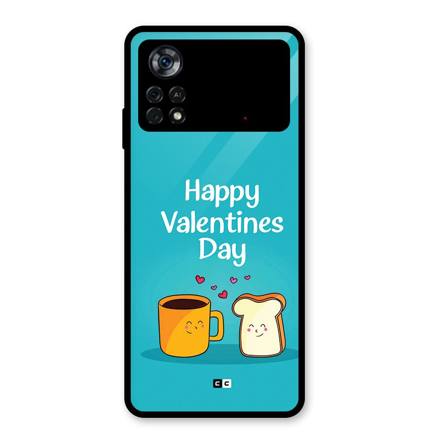 Valentine Proposal Glass Back Case for Poco X4 Pro 5G