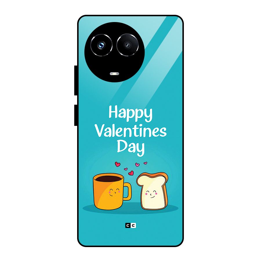 Valentine Proposal Glass Back Case for Realme 11X