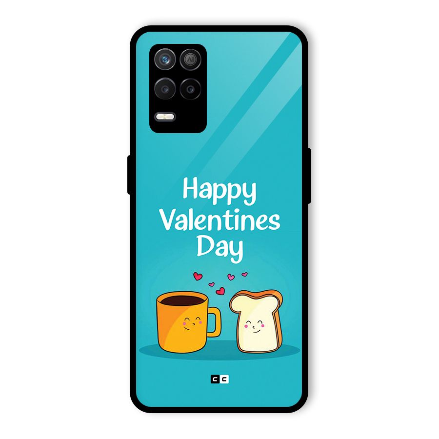 Valentine Proposal Glass Back Case for Realme 8 5G