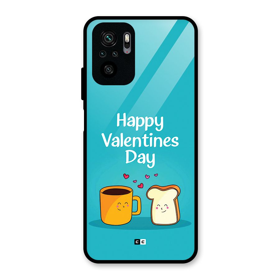Valentine Proposal Glass Back Case for Redmi Note 10S