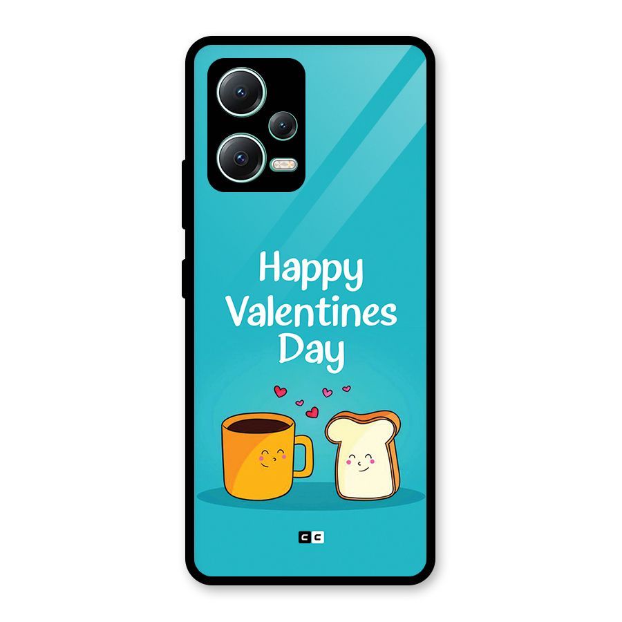 Valentine Proposal Glass Back Case for Redmi Note 12 5G