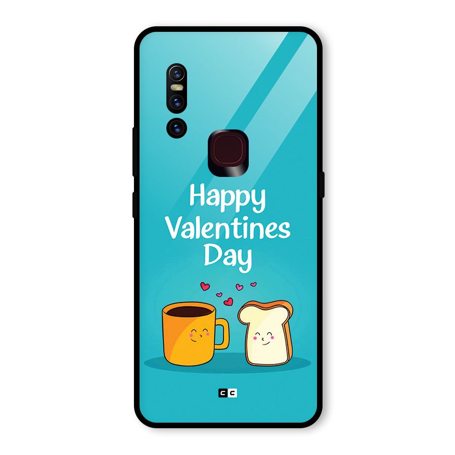 Valentine Proposal Glass Back Case for Vivo V15
