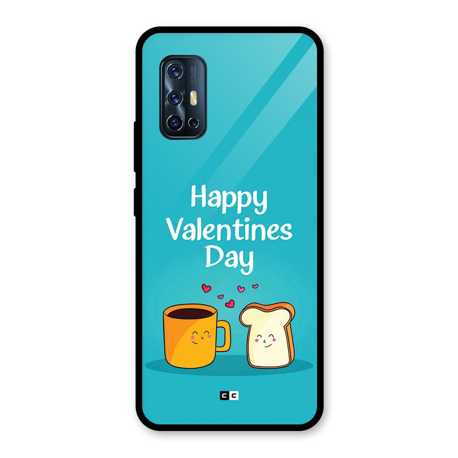 Valentine Proposal Glass Back Case for Vivo V17