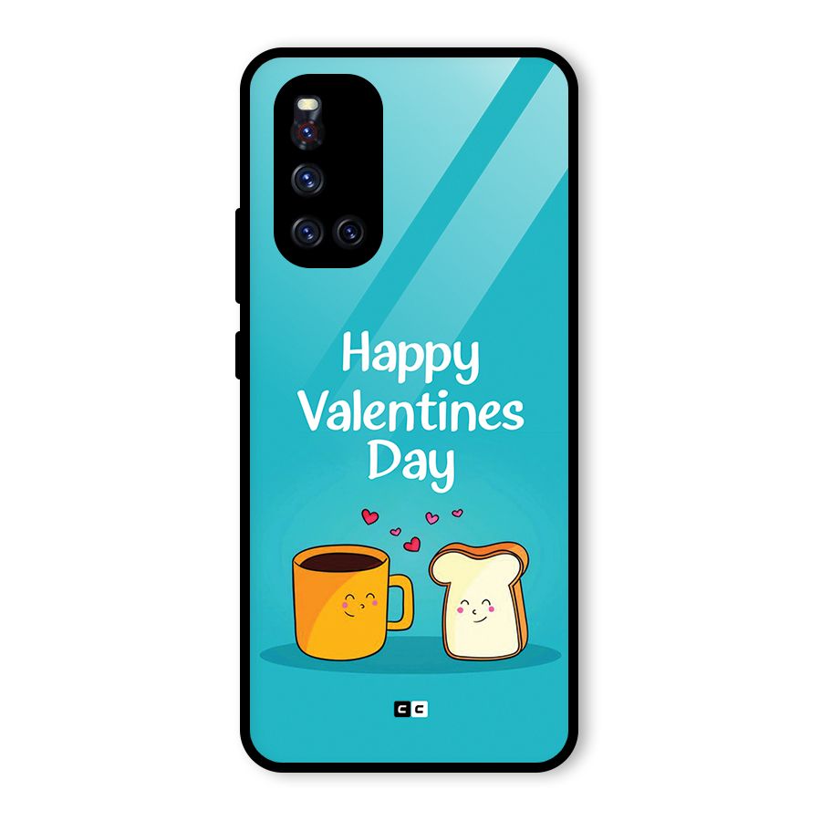 Valentine Proposal Glass Back Case for Vivo V19