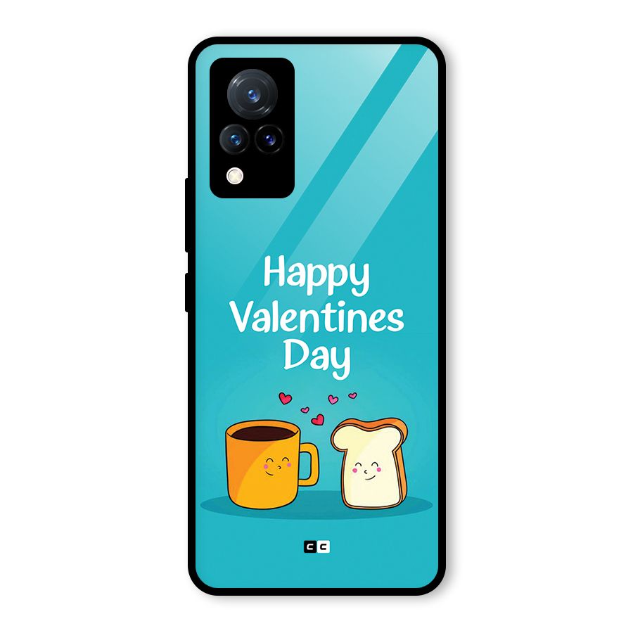 Valentine Proposal Glass Back Case for Vivo V21 5G