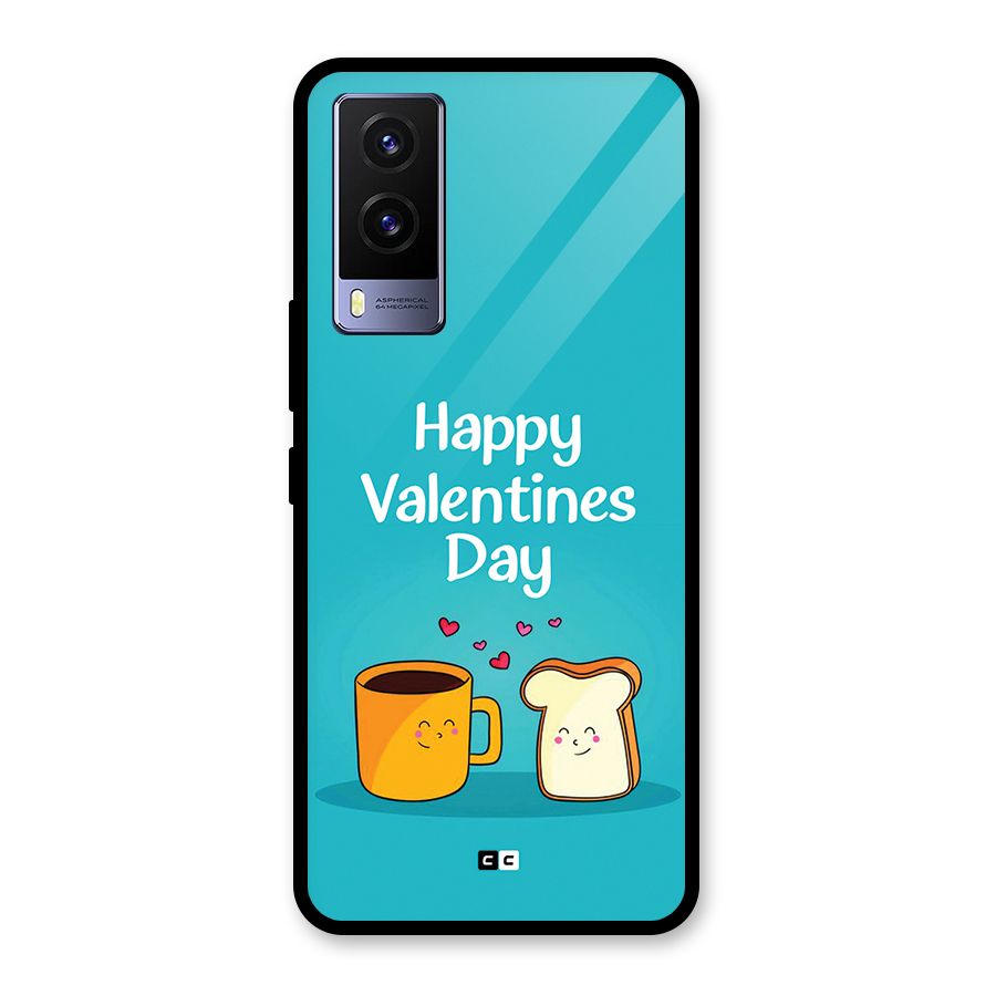 Valentine Proposal Glass Back Case for Vivo V21e 5G