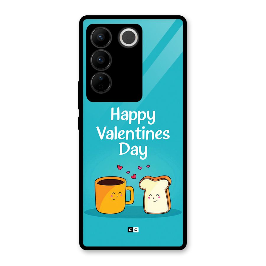 Valentine Proposal Glass Back Case for Vivo V27