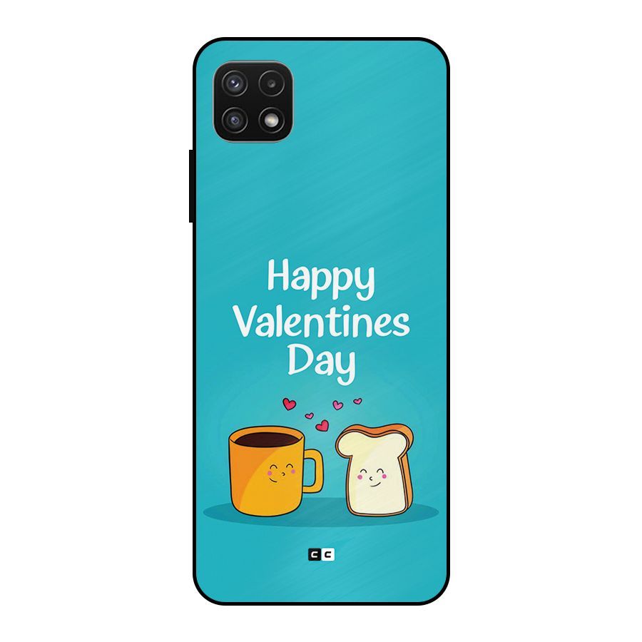 Valentine Proposal Metal Back Case for Galaxy A22 5G