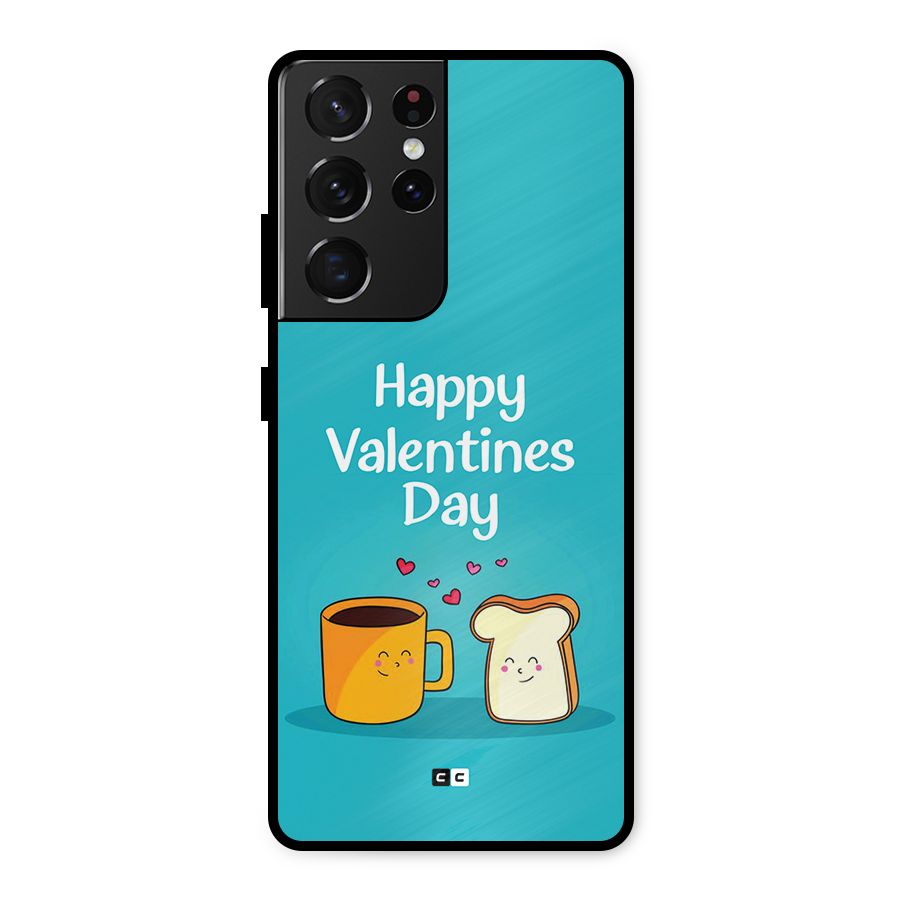 Valentine Proposal Metal Back Case for Galaxy S21 Ultra 5G