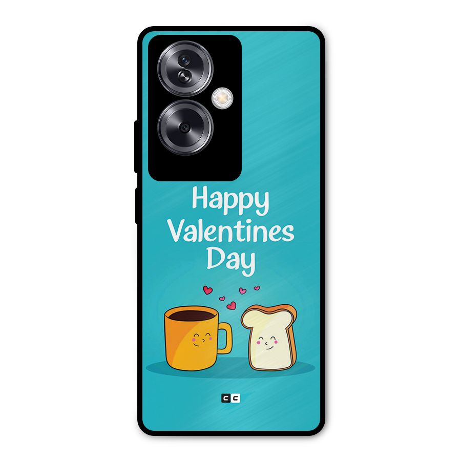 Valentine Proposal Metal Back Case for Oppo A79 5G