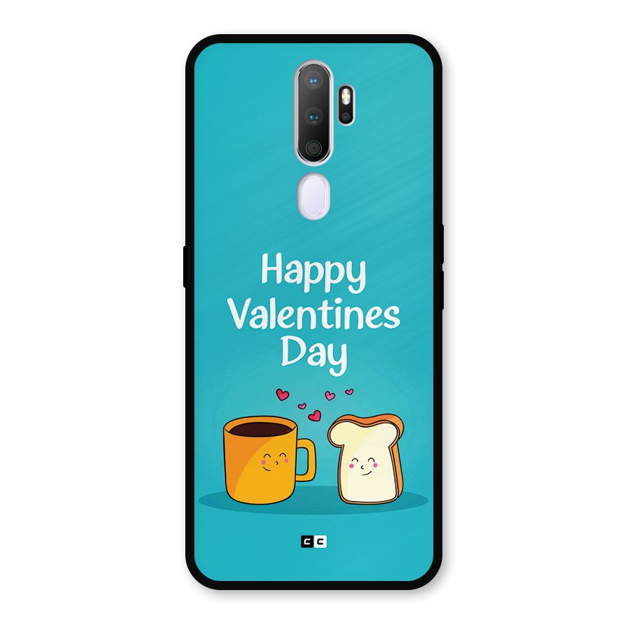 Valentine Proposal Metal Back Case for Oppo A9 (2020)