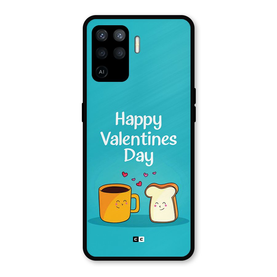 Valentine Proposal Metal Back Case for Oppo F19 Pro