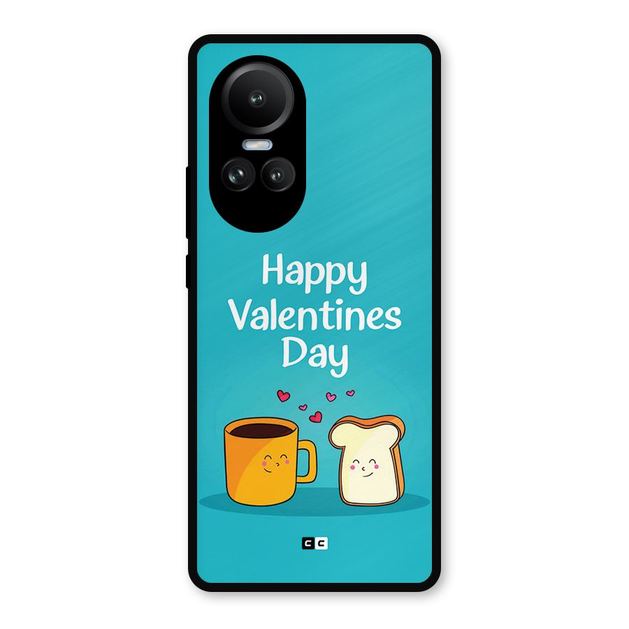 Valentine Proposal Metal Back Case for Oppo Reno10