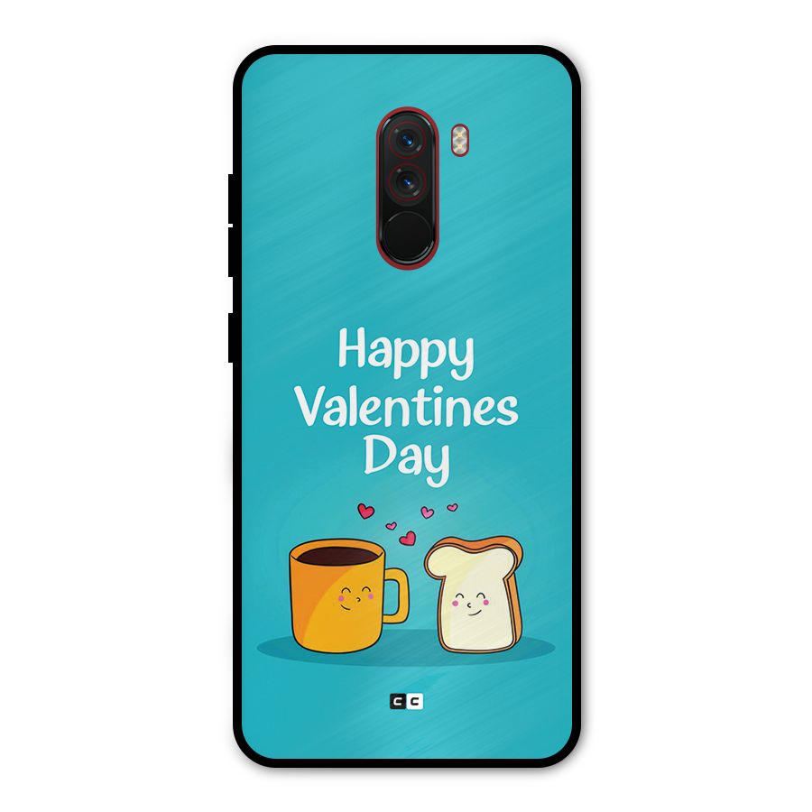 Valentine Proposal Metal Back Case for Poco F1