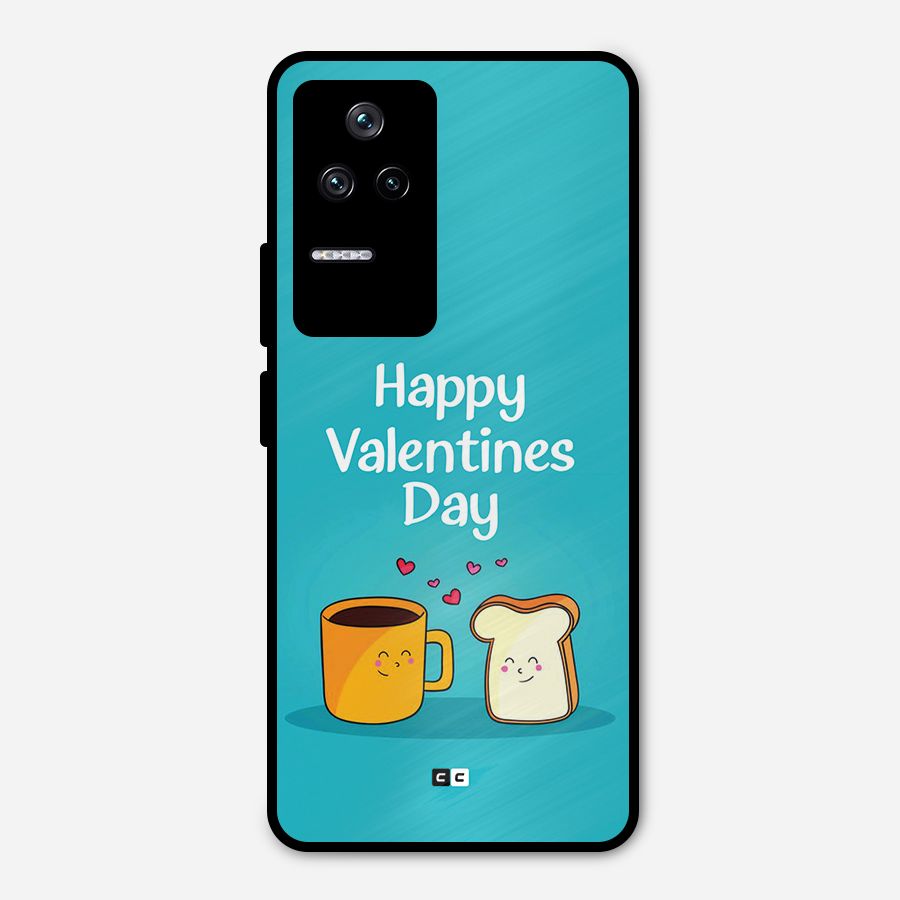 Valentine Proposal Metal Back Case for Poco F4 5G
