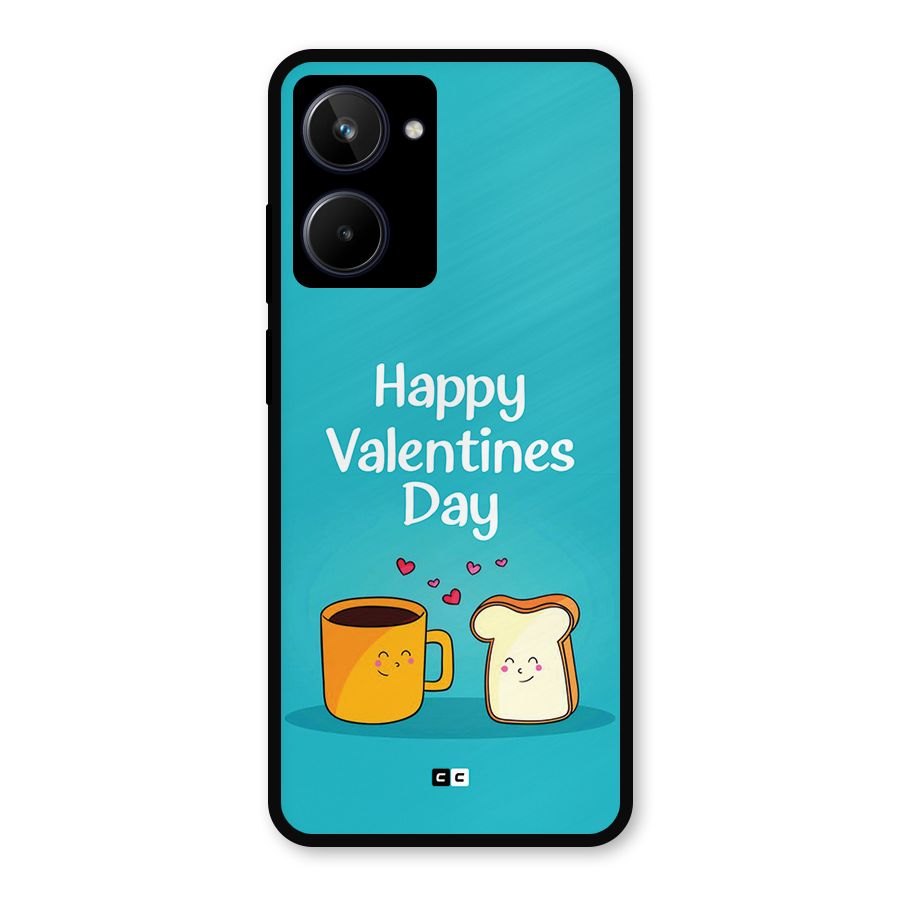 Valentine Proposal Metal Back Case for Realme 10