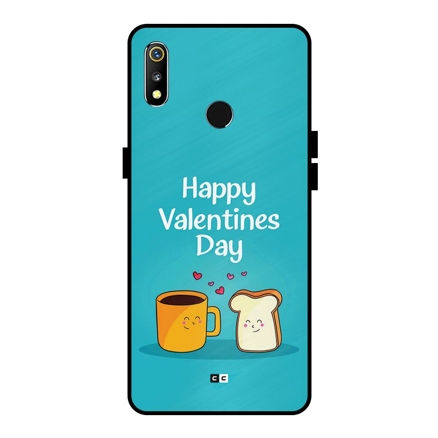Valentine Proposal Metal Back Case for Realme 3i