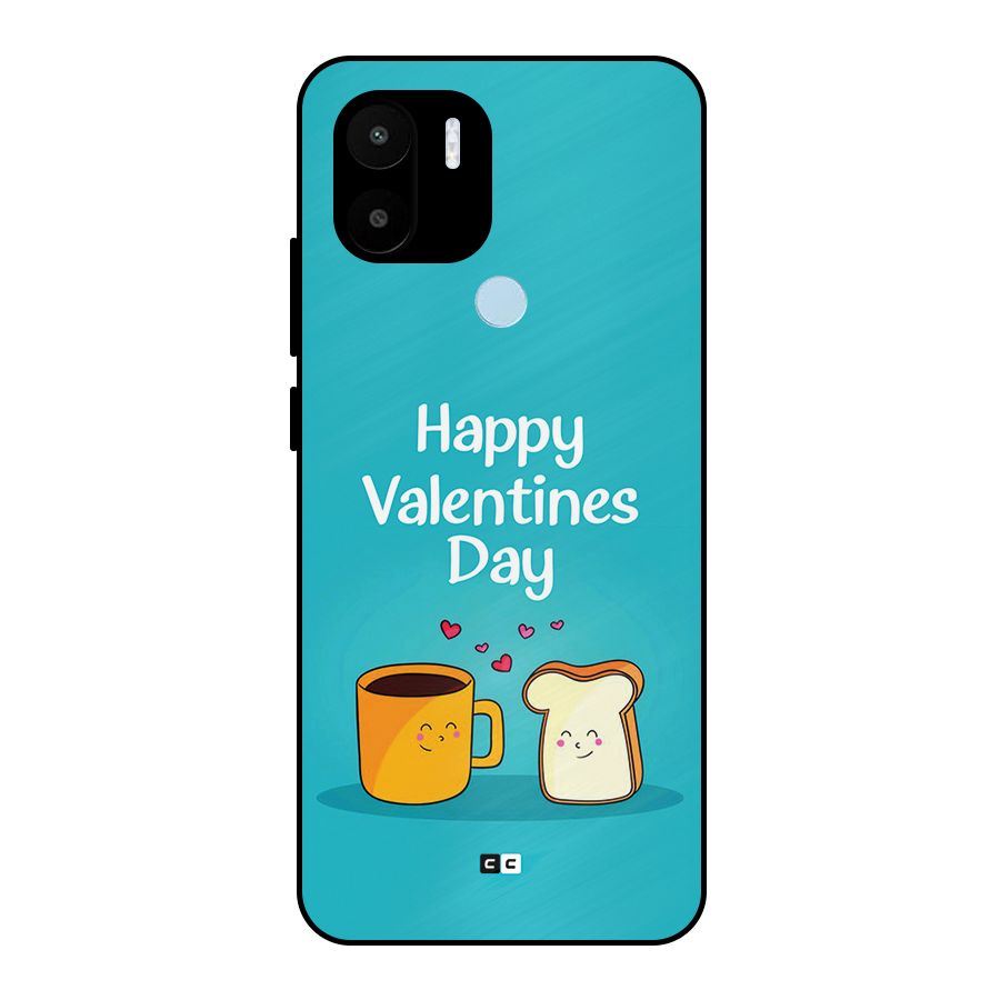 Valentine Proposal Metal Back Case for Redmi A1 Plus