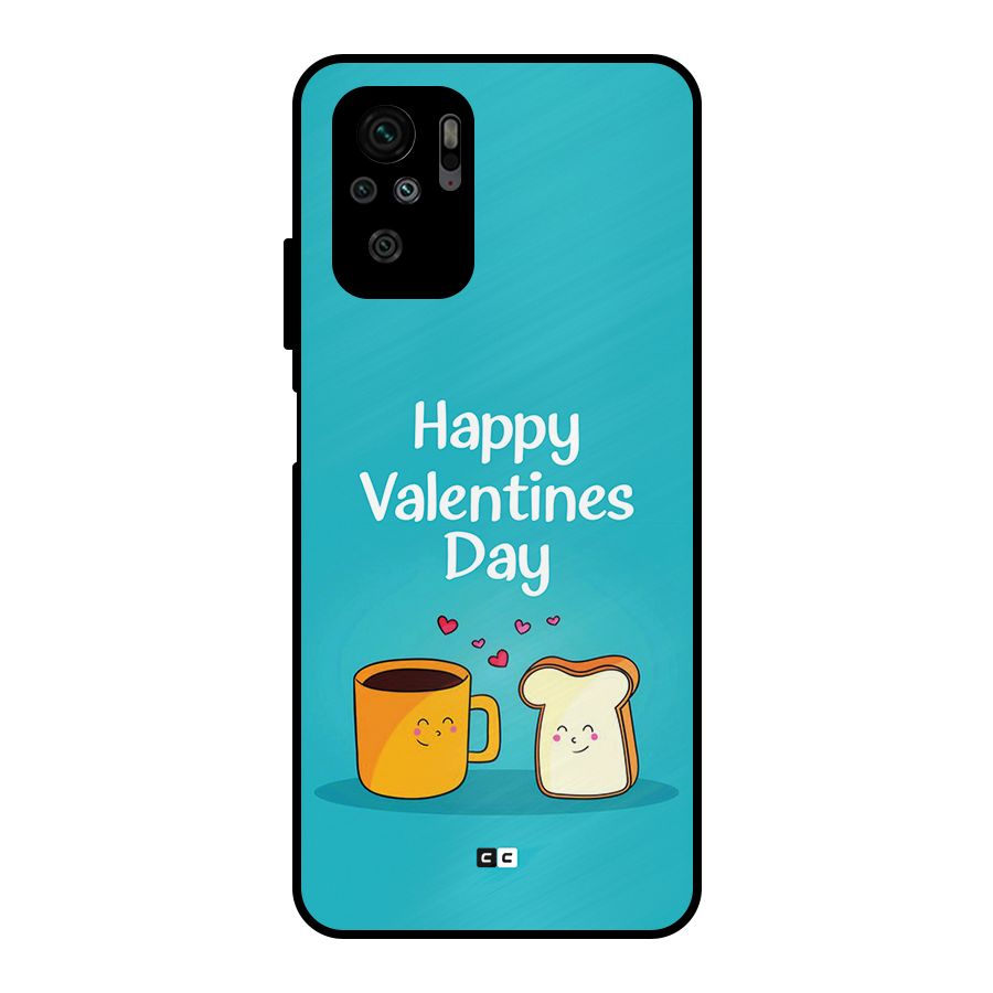 Valentine Proposal Metal Back Case for Redmi Note 10