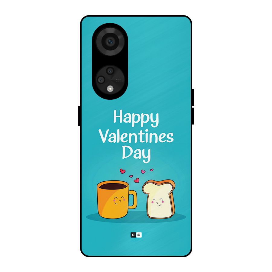 Valentine Proposal Metal Back Case for Reno8 T 5G