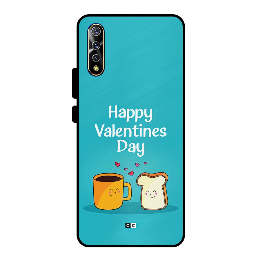 Valentine Proposal Metal Back Case for Vivo S1