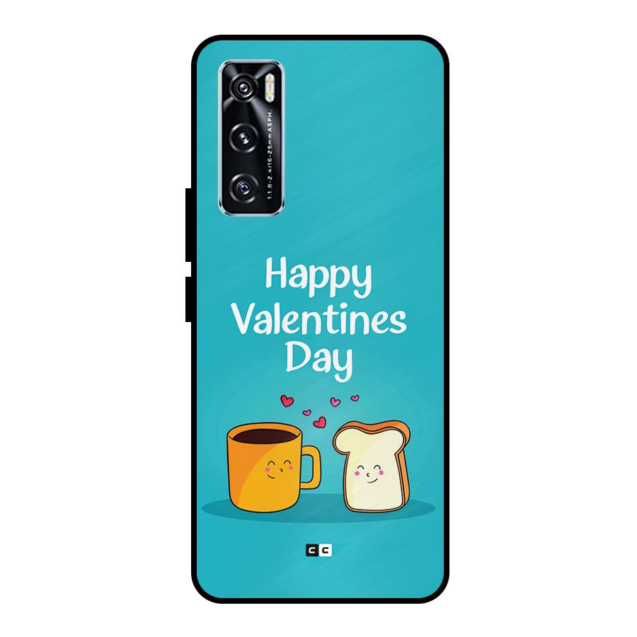 Valentine Proposal Metal Back Case for Vivo V20 SE