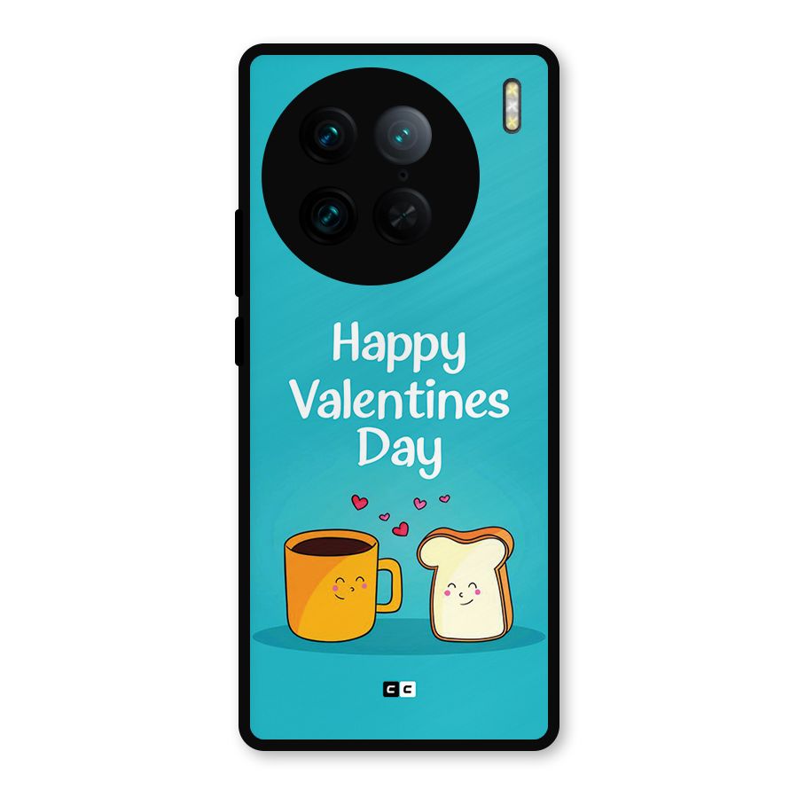 Valentine Proposal Metal Back Case for Vivo X90 Pro