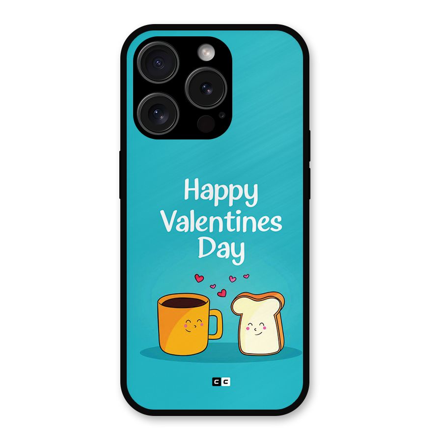 Valentine Proposal Metal Back Case for iPhone 15 Pro